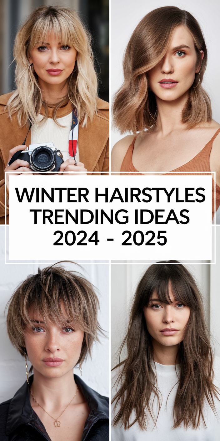 Winter Hairstyles - Trending 25 Ideas 2024 - 2025