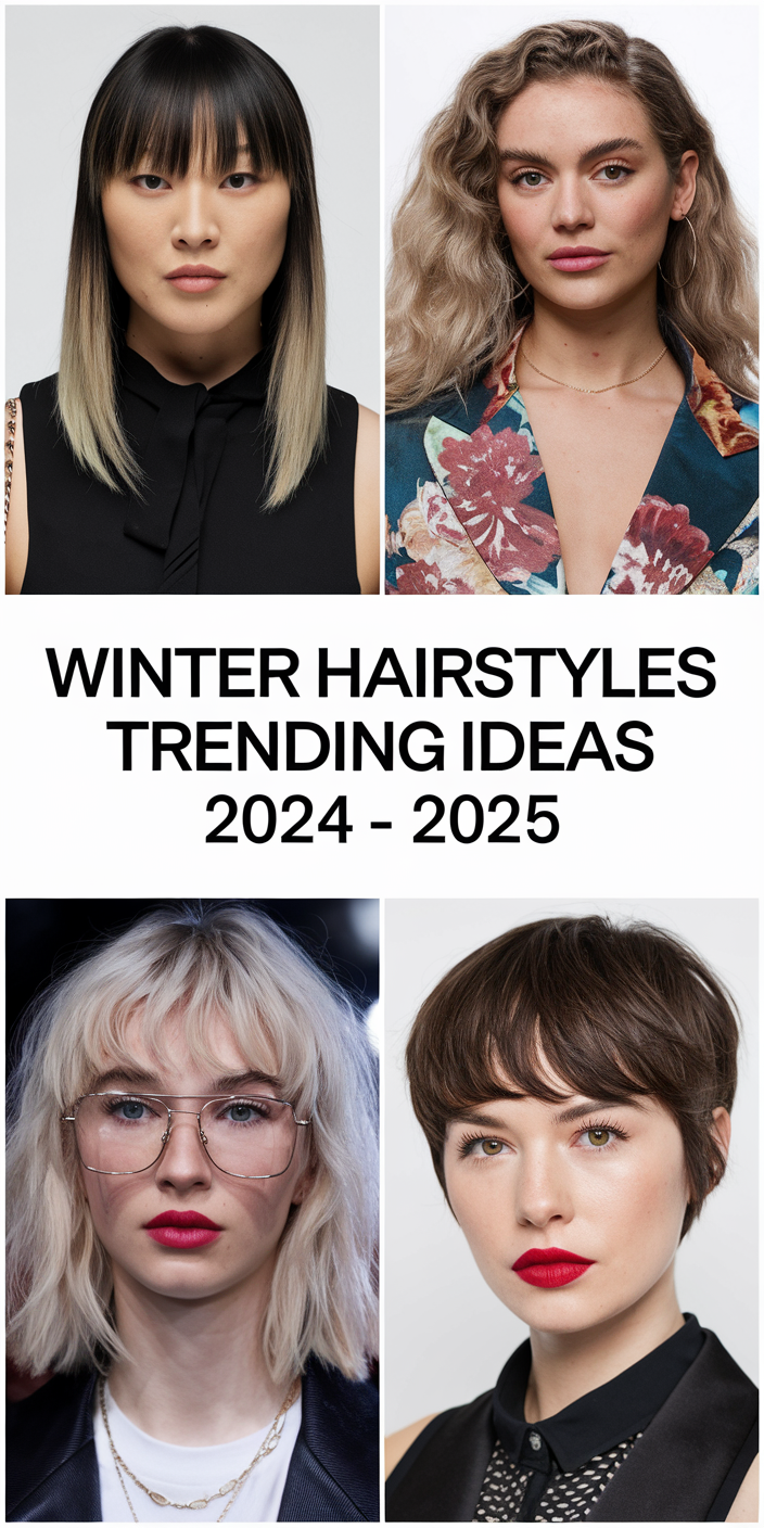 Winter Hairstyles - Trending 25 Ideas 2024 - 2025