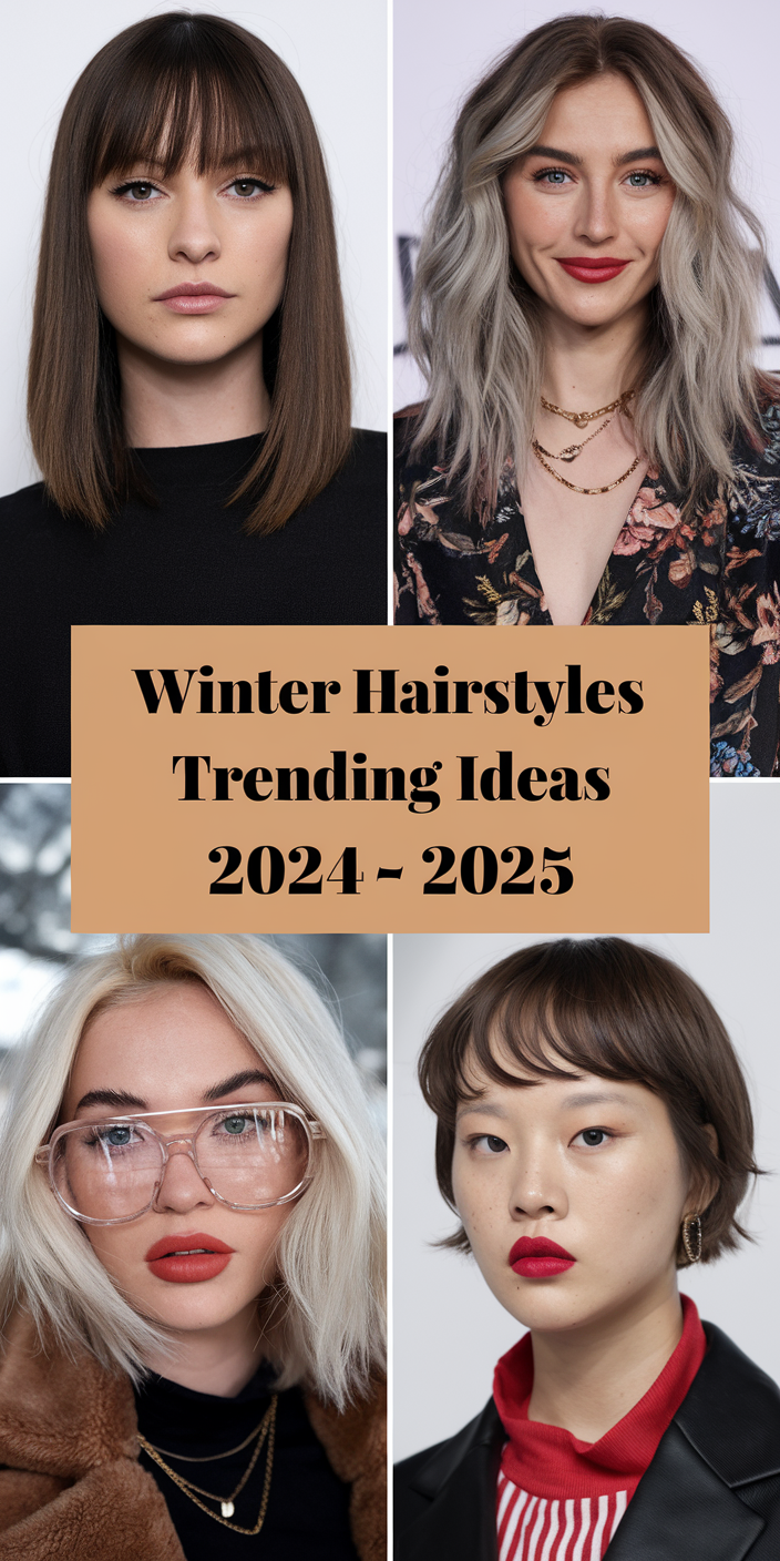 Winter Hairstyles - Trending 25 Ideas 2024 - 2025