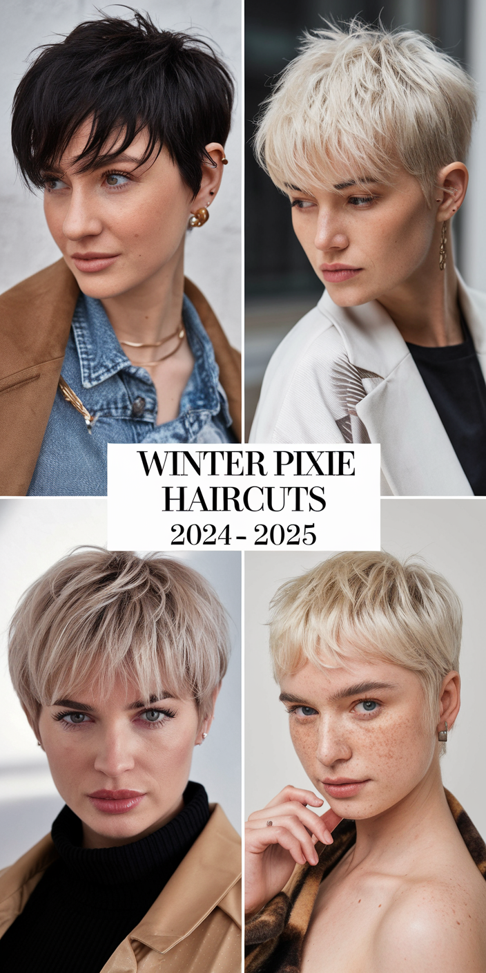 Top Winter Pixie Haircuts 2024 - 2025: Trendy and Stylish 21 Ideas for the Cold Season