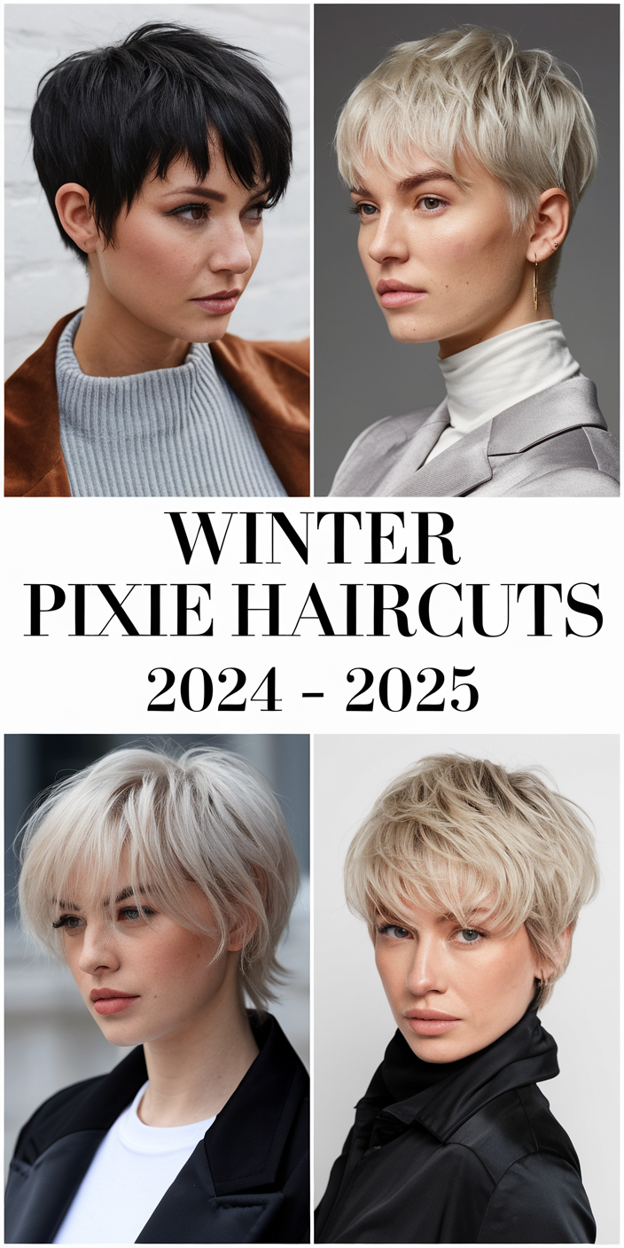 Top Winter Pixie Haircuts 2024 - 2025: Trendy and Stylish 21 Ideas for the Cold Season