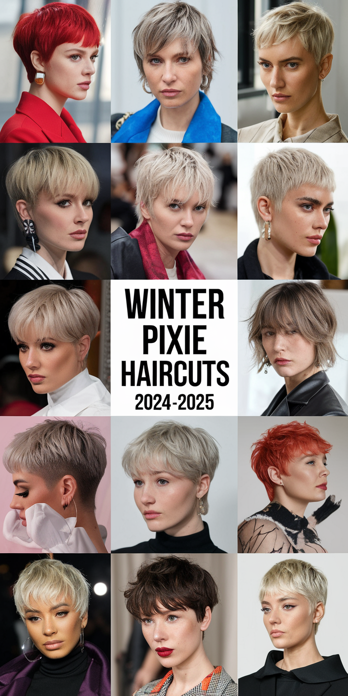 Top Winter Pixie Haircuts 2024 - 2025: Trendy and Stylish 21 Ideas for the Cold Season