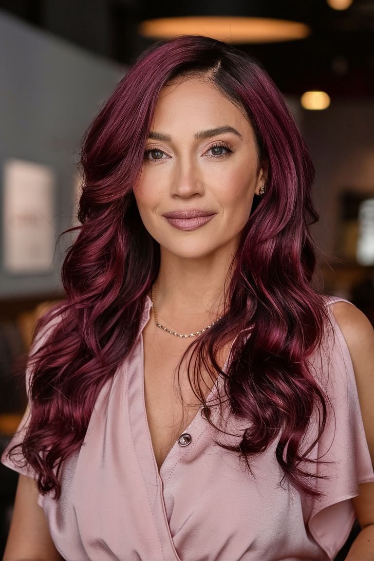 Cherry Cola Hair Color 2025: A Bold Trend for Every Skin Tone 21 Ideas