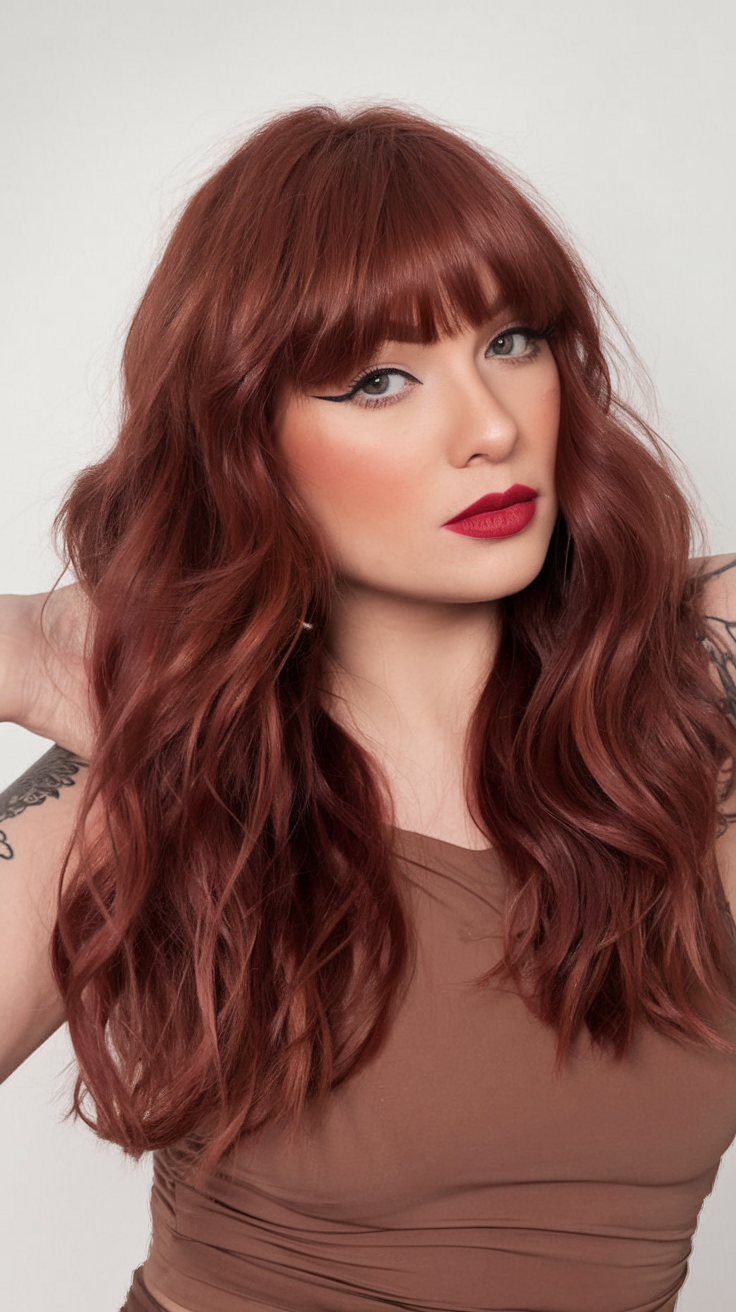 Cherry Cola Hair Color 2025: A Bold Trend for Every Skin Tone 21 Ideas