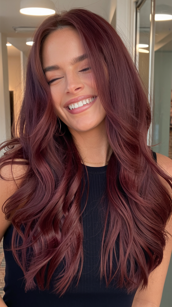 Cherry Cola Hair Color 2025: A Bold Trend for Every Skin Tone 21 Ideas