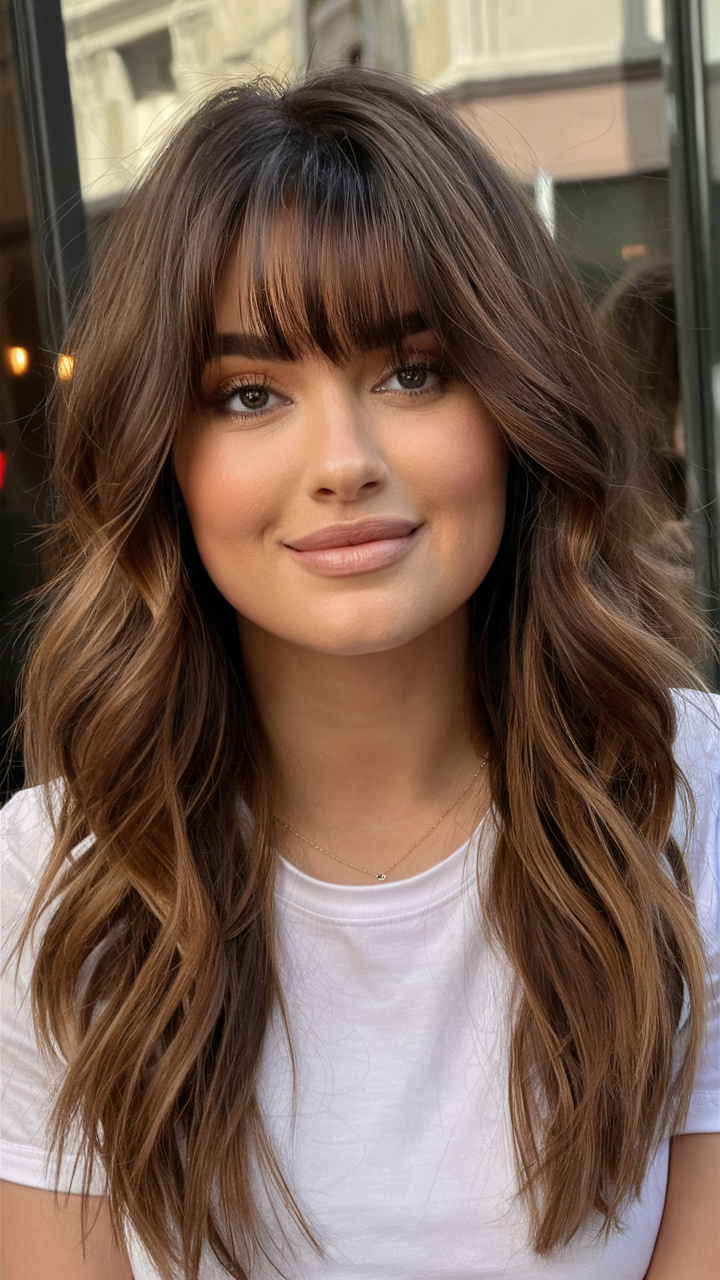 Haircuts with Bangs - 2025: Elevating Style with Modern Flair 20 Ideas