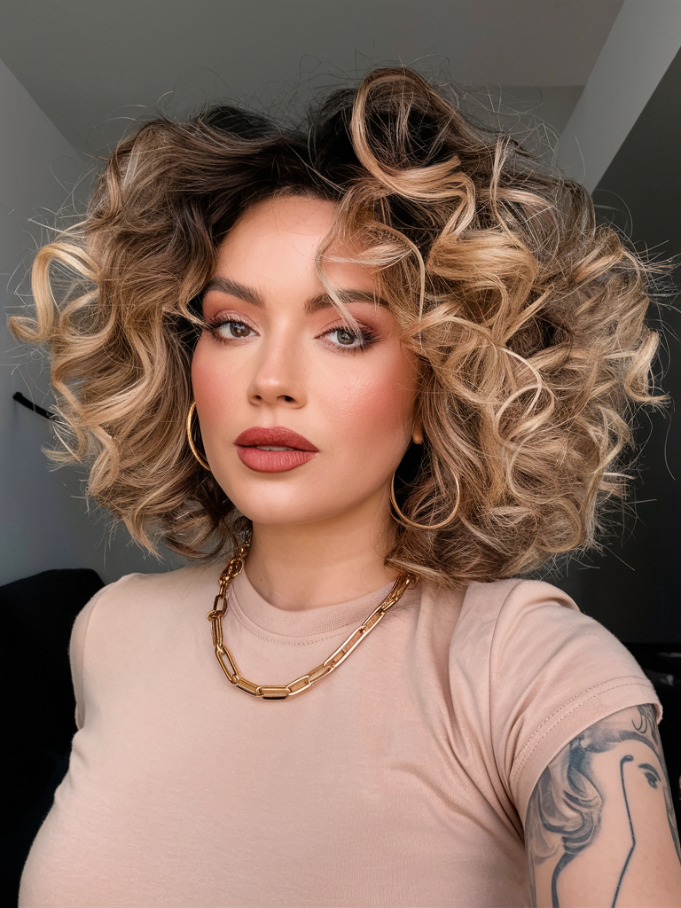 Short Curly Hair with Layers 2025: Styling Inspiration for Every Face Shape 20 Ideas