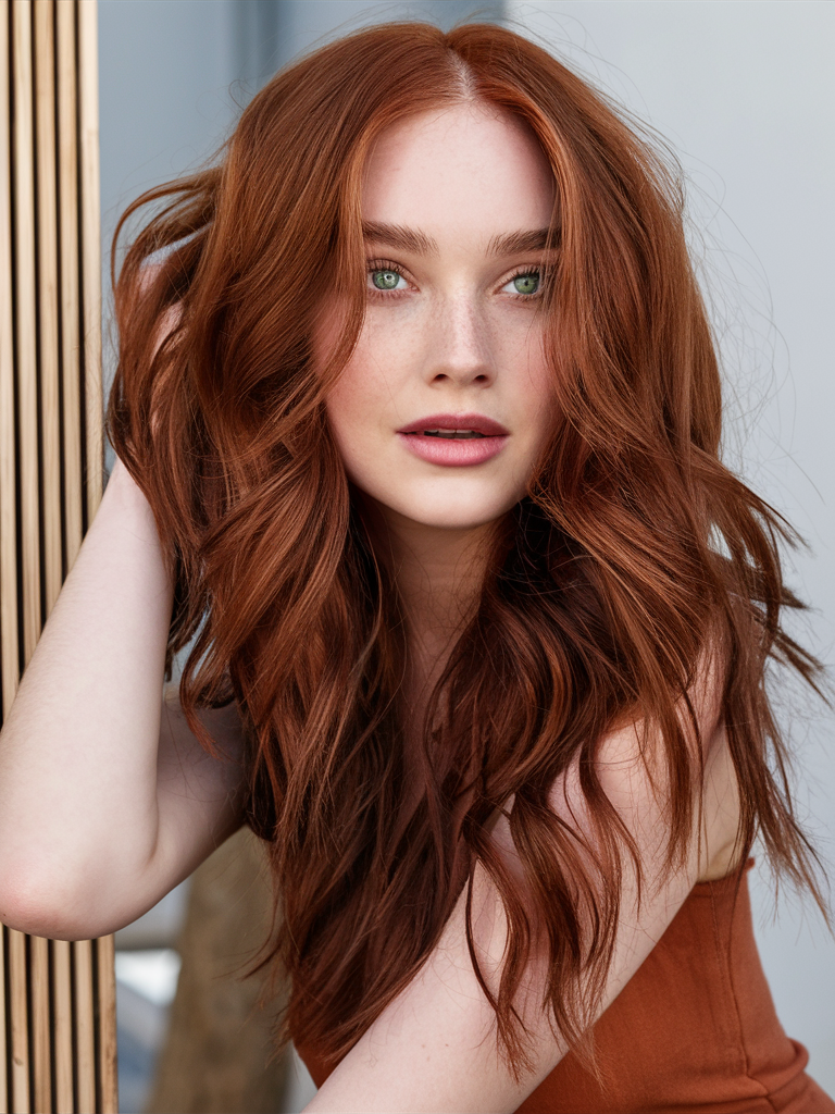 Dark Auburn Fire Ombre Hair Color 2025: Bold 21 Ideas for a New Look