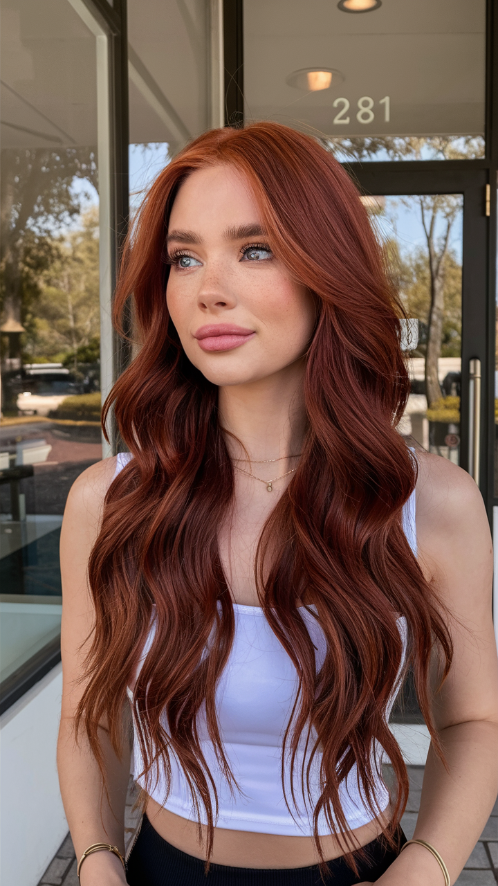 Auburn Hair Color - 2025: Rich Shades, Modern Styles 23 Ideas