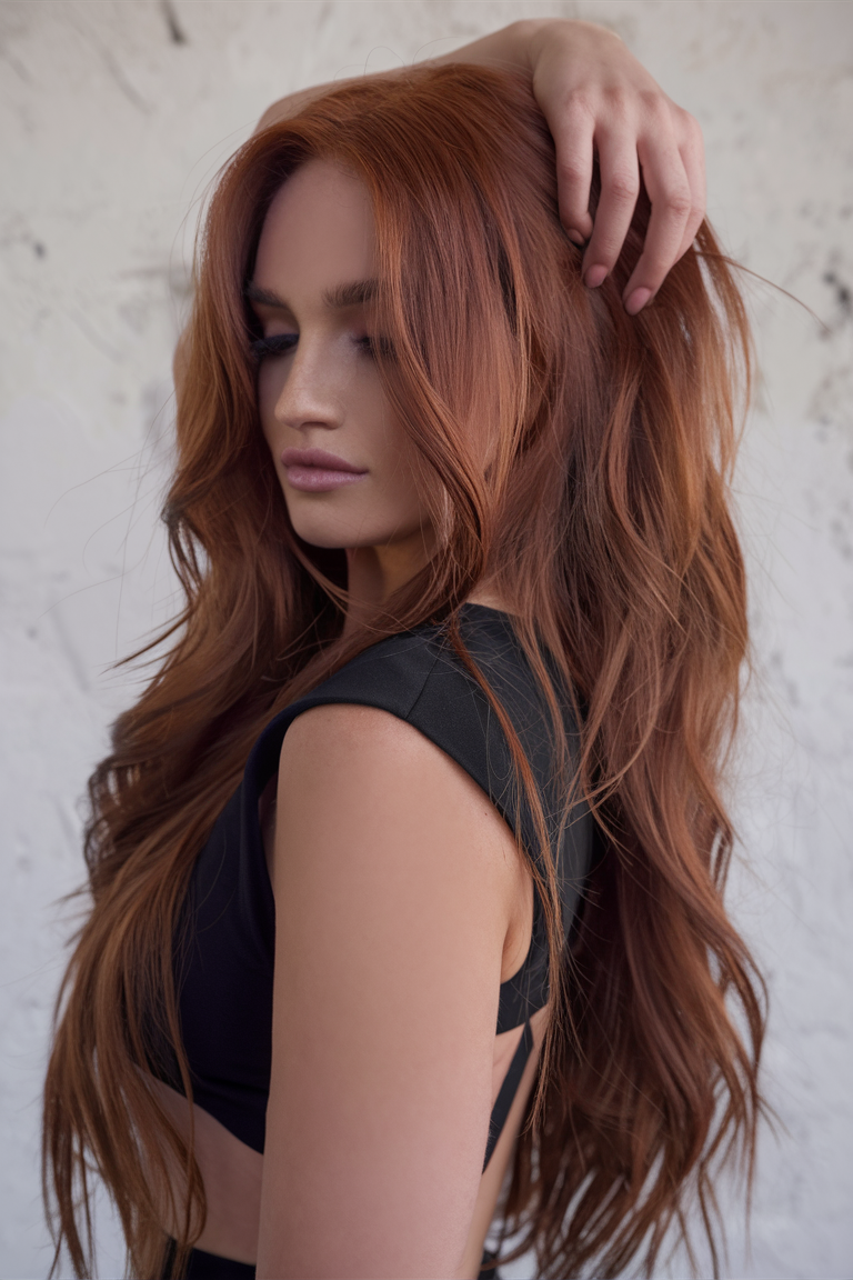 Dark Auburn Fire Ombre Hair Color 2025: Bold 21 Ideas for a New Look