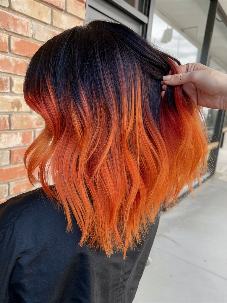 Dark Auburn Fire Ombre Hair Color 2025: Bold 21 Ideas for a New Look