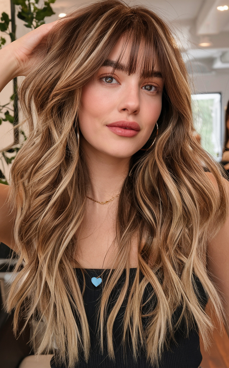 Haircuts with Bangs - 2025: Elevating Style with Modern Flair 20 Ideas