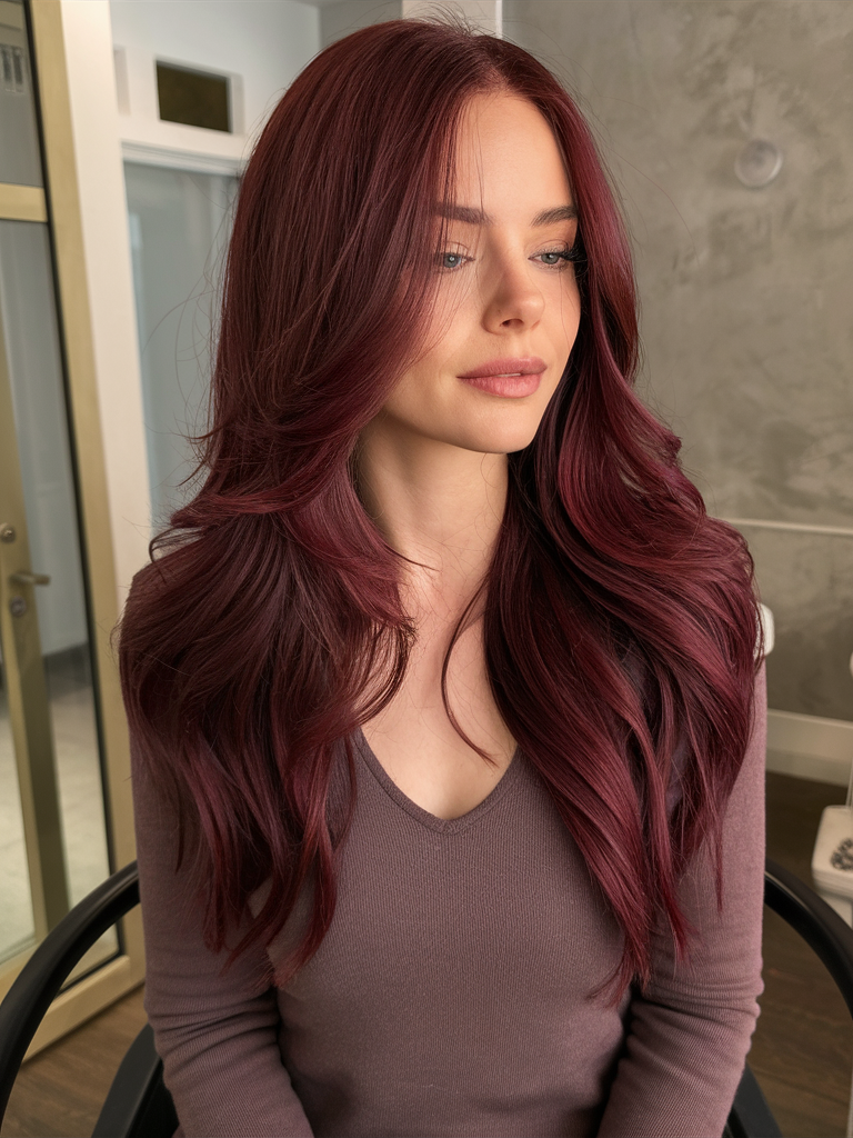 Cherry Cola Hair Color 2025: A Bold Trend for Every Skin Tone 21 Ideas