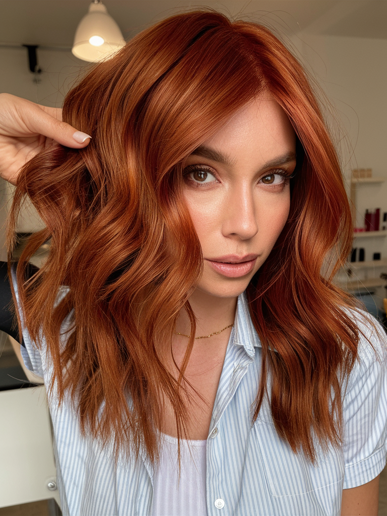 Dark Auburn Fire Ombre Hair Color 2025: Bold 21 Ideas for a New Look