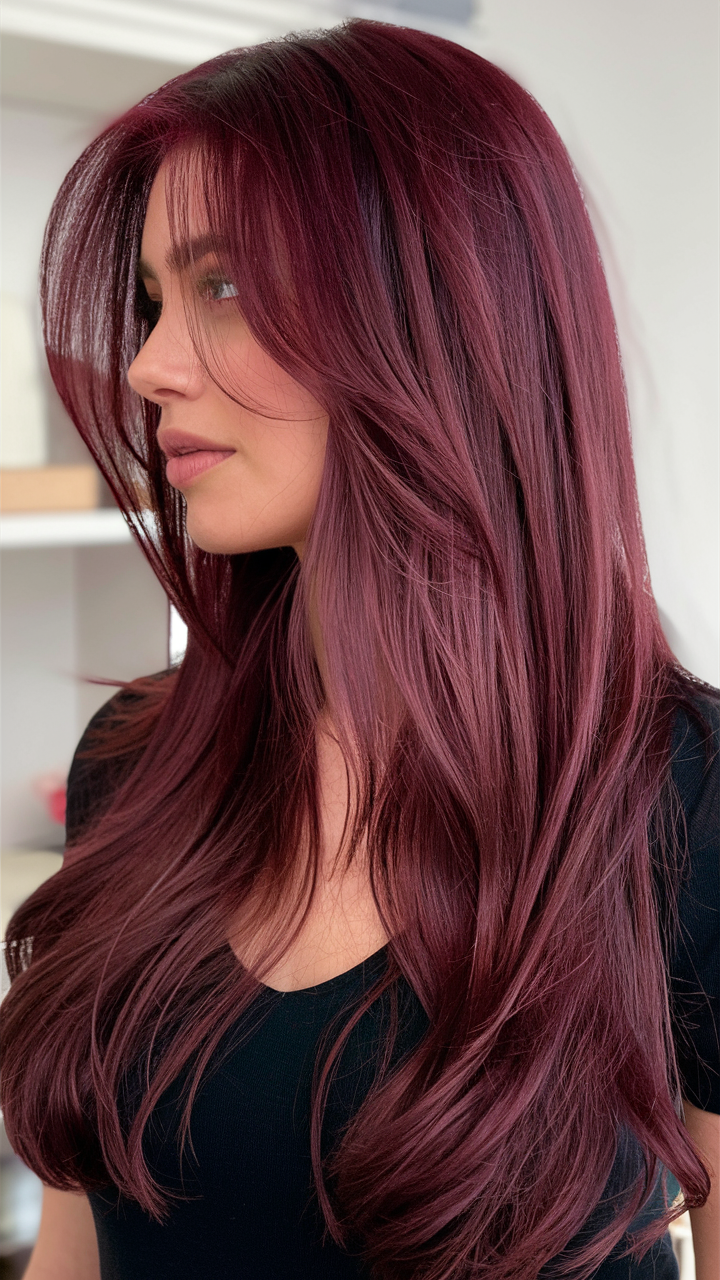 Cherry Cola Hair Color 2025: A Bold Trend for Every Skin Tone 21 Ideas