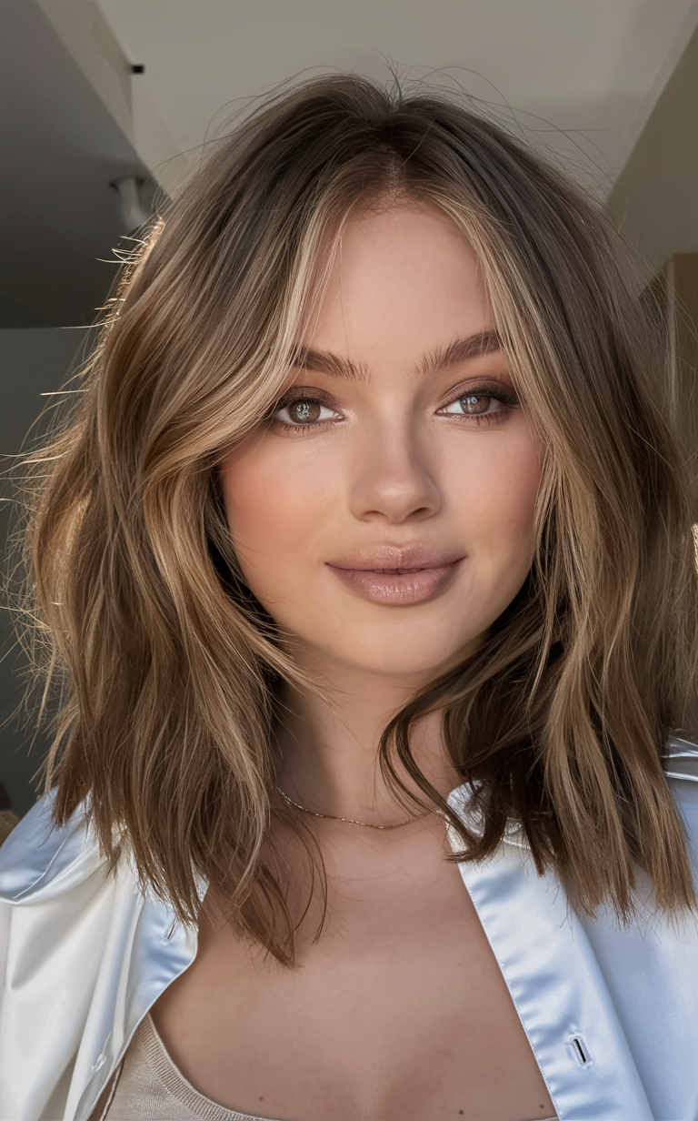 Chubby Shaped Face Haircuts - 2025: Best Styles for Every Face Shape 20 Ideas