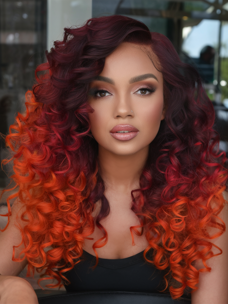 Dark Auburn Fire Ombre Hair Color 2025: Bold 21 Ideas for a New Look