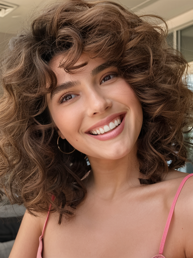 Short Curly Hair with Layers 2025: Styling Inspiration for Every Face Shape 20 Ideas