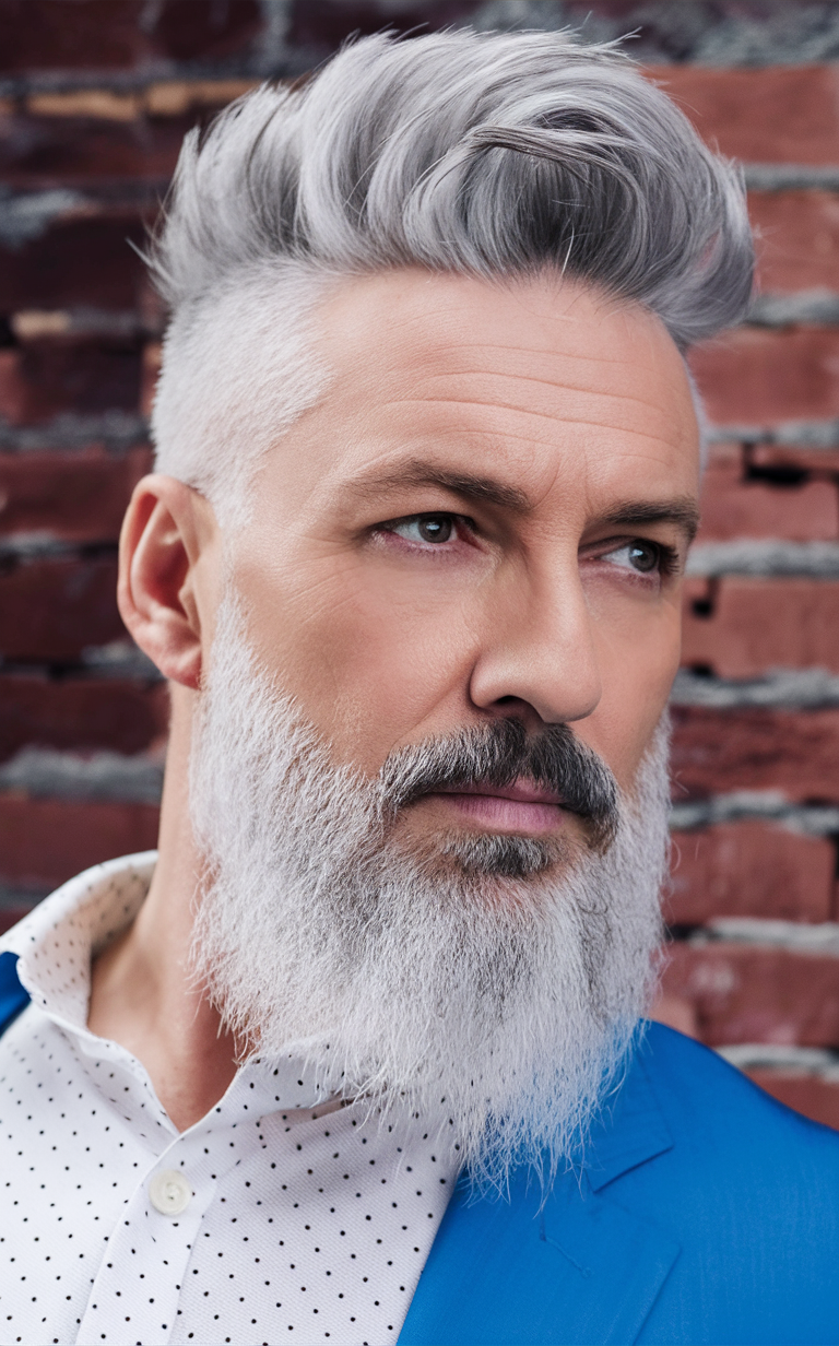 Trendy Hairstyles for Men Over 50 - 2025: The Best Looks for Grey, Short, and Long Hair