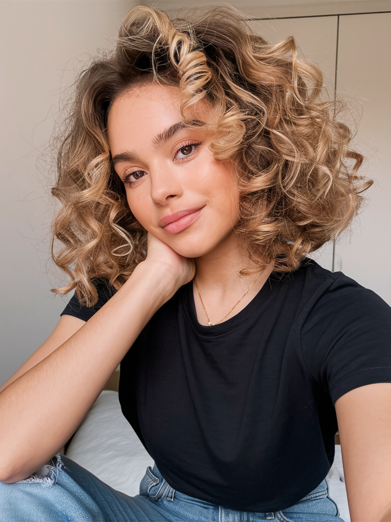 Short Curly Hair with Layers 2025: Styling Inspiration for Every Face Shape 20 Ideas