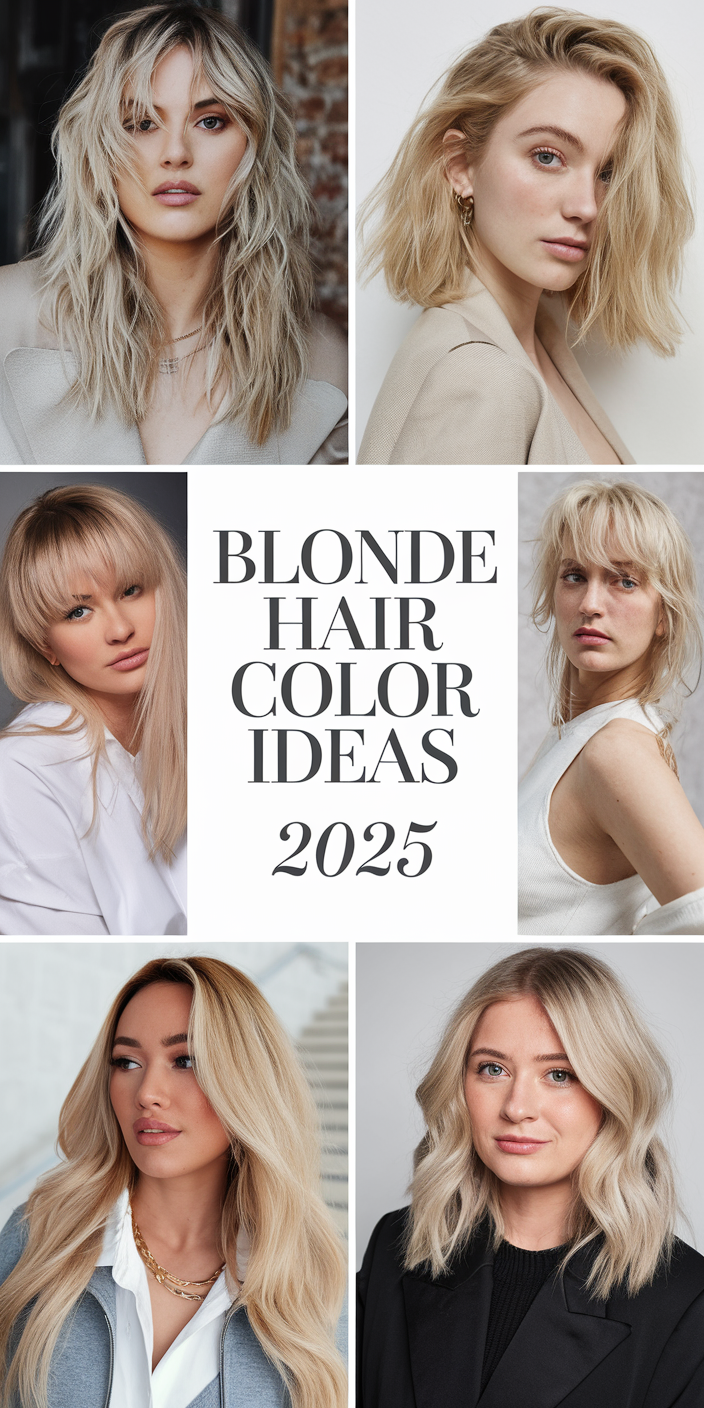 Blonde Hair Color Ideas 2025