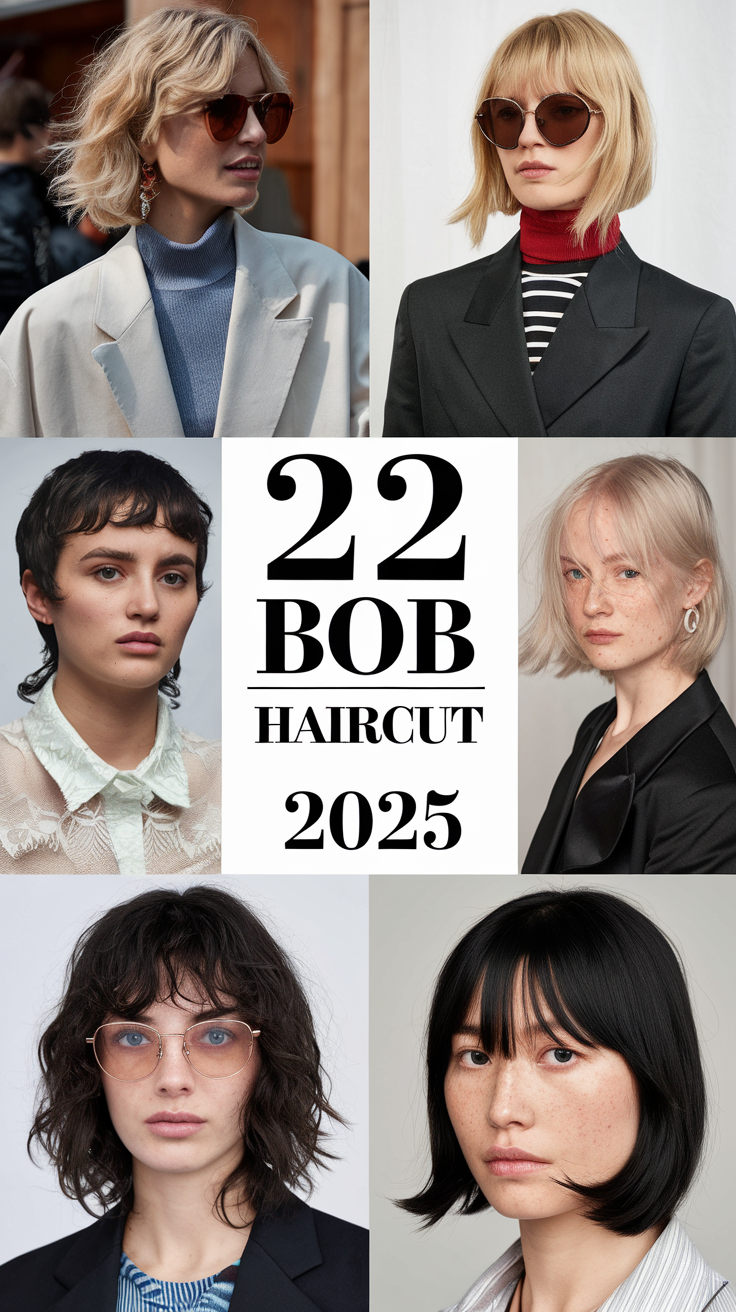 Bob Haircut 22 Ideas for 2025: The Best Styles to Try This Year