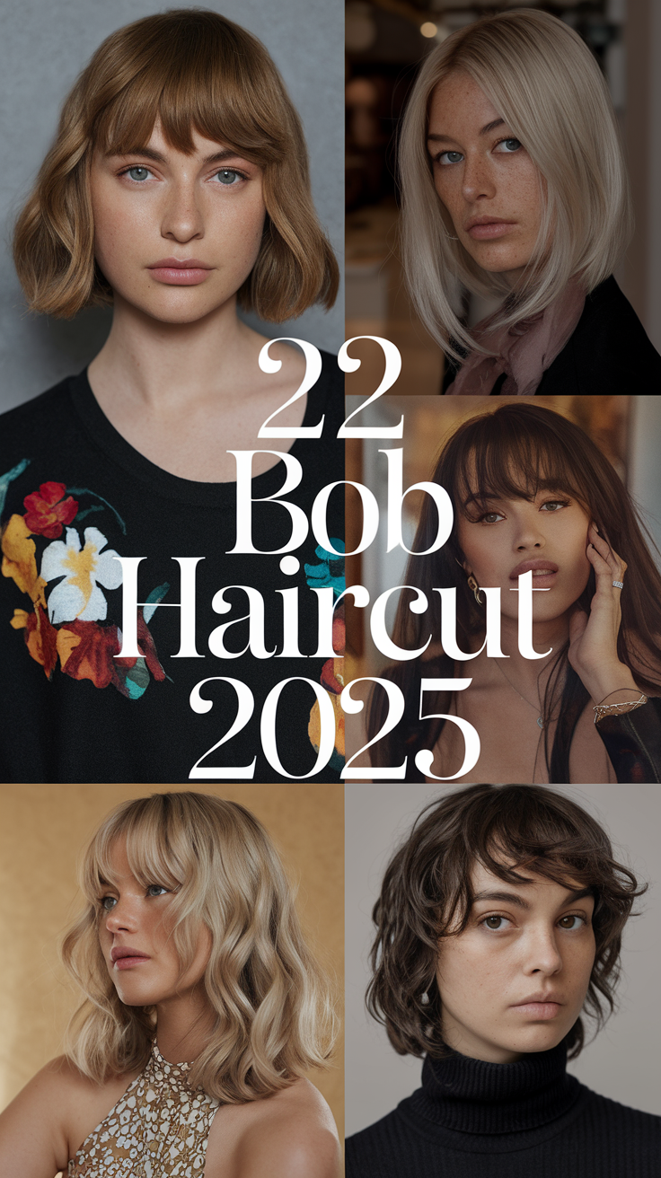 Bob Haircut 22 Ideas for 2025: The Best Styles to Try This Year