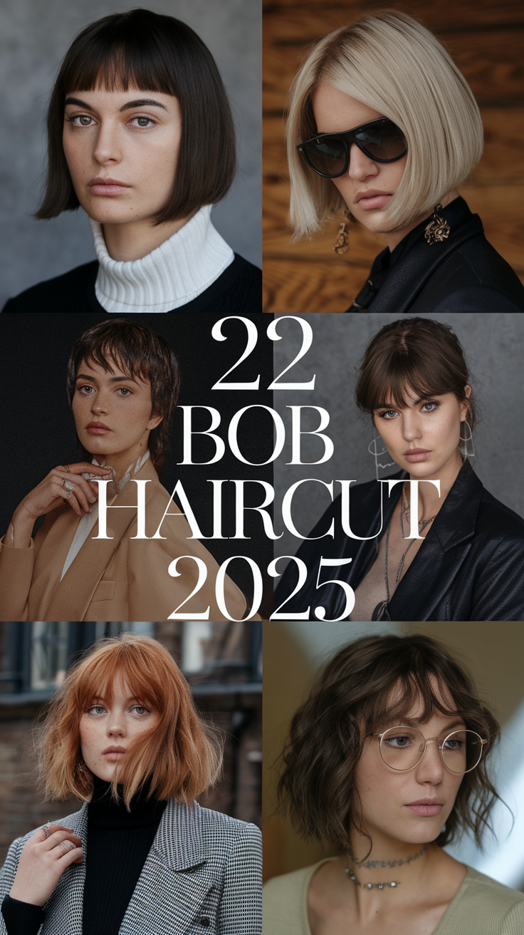 Bob Haircut 22 Ideas for 2025: The Best Styles to Try This Year