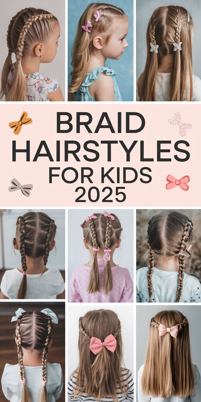 Braid Hairstyles for Kids 2025: Trendy and Easy 21 Ideas for Every Occasion