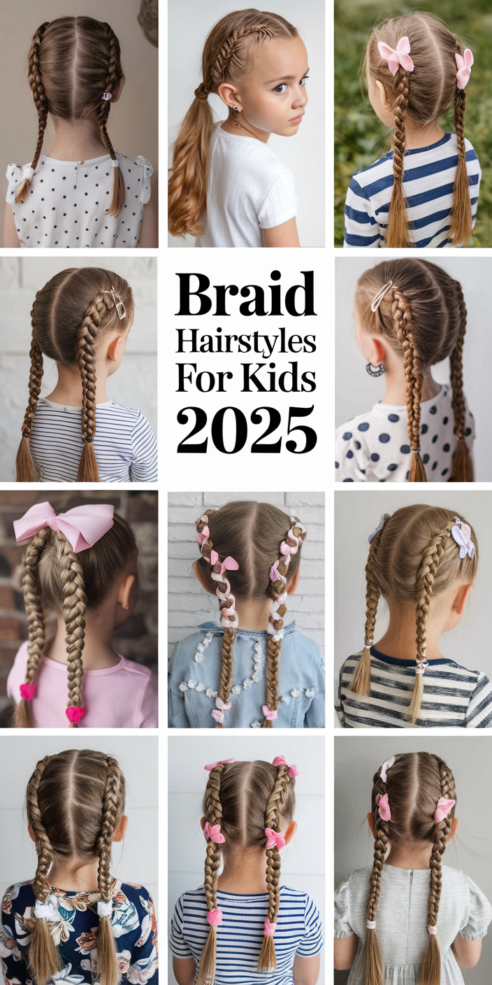 Braid Hairstyles for Kids 2025: Trendy and Easy 21 Ideas for Every Occasion