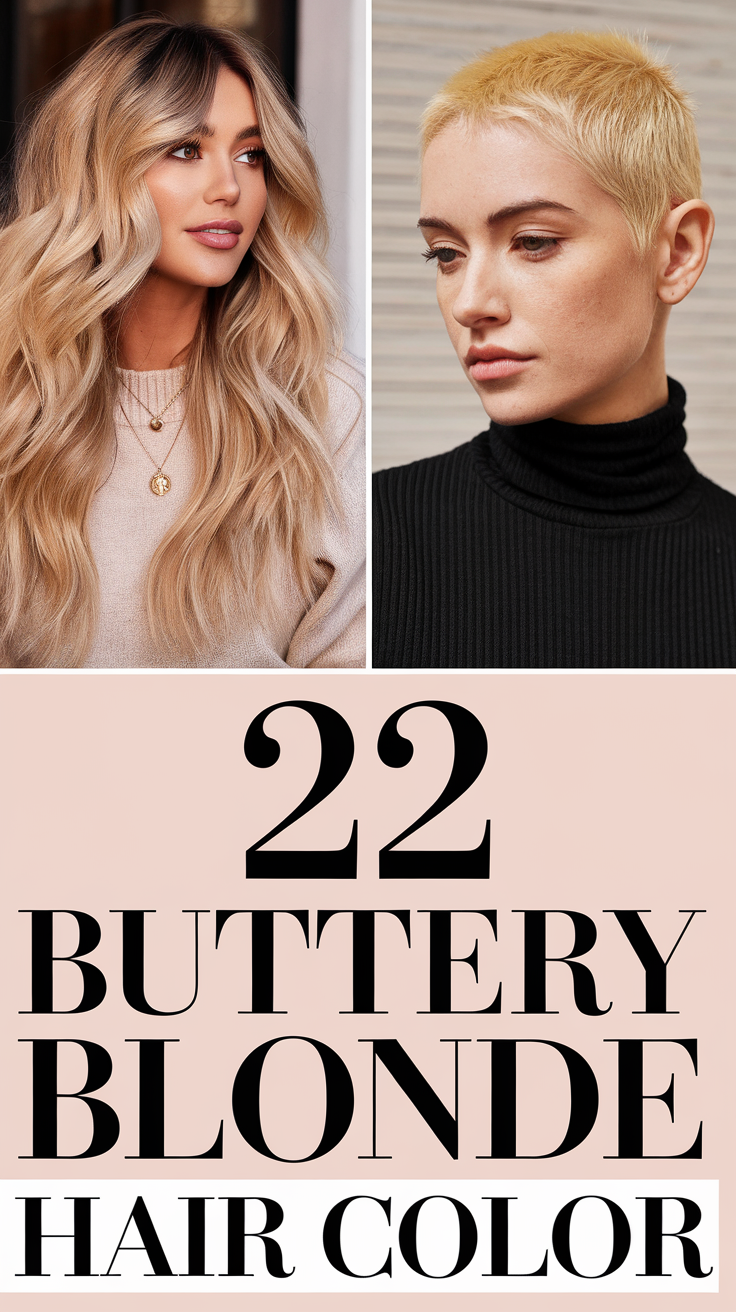 Buttery Blonde Hair Color 2025: Top Trends and Styling 22 Ideas