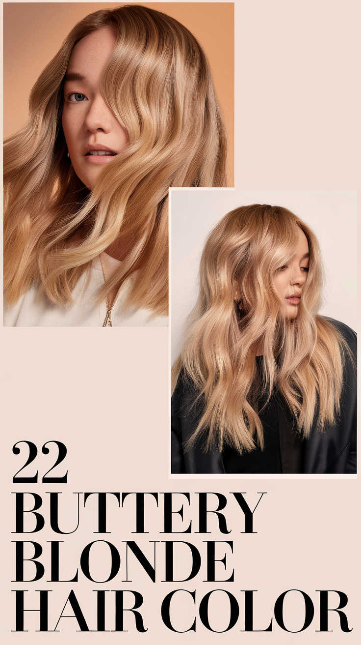 Buttery Blonde Hair Color 2025: Top Trends and Styling 22 Ideas