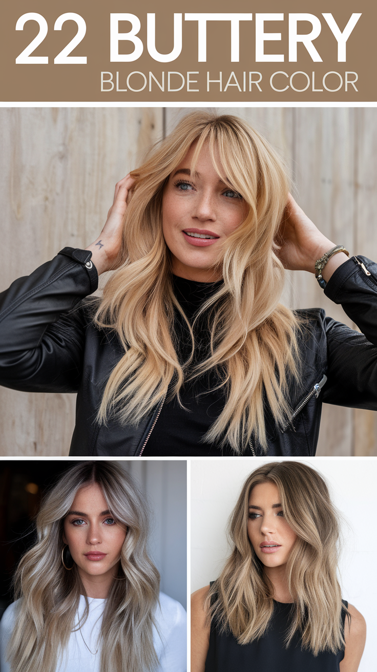 Buttery Blonde Hair Color 2025: Top Trends and Styling 22 Ideas