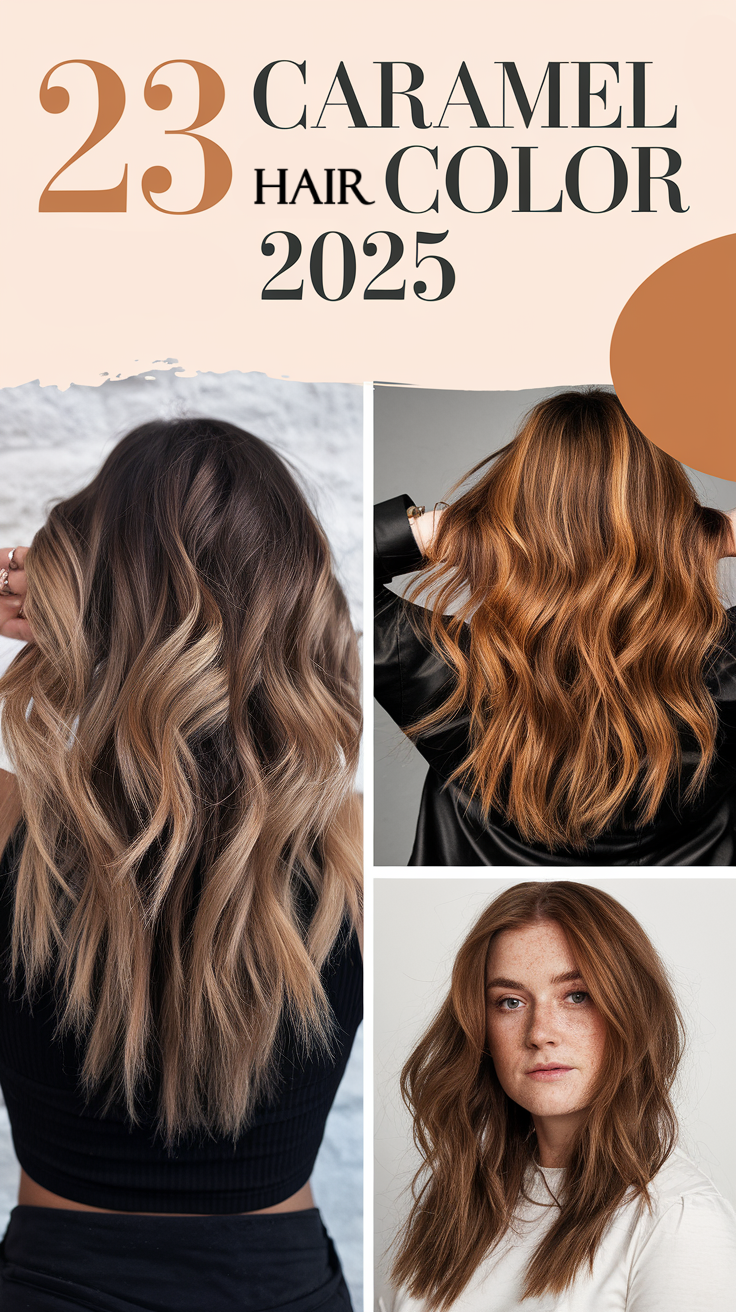 Caramel Hair Color 2025: The Ultimate Guide to This Year’s Sweetest Shade 23 Ideas