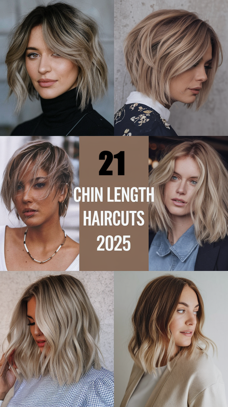 Best Chin Length Haircuts 2025: Trendy Styles for Every Hair Type