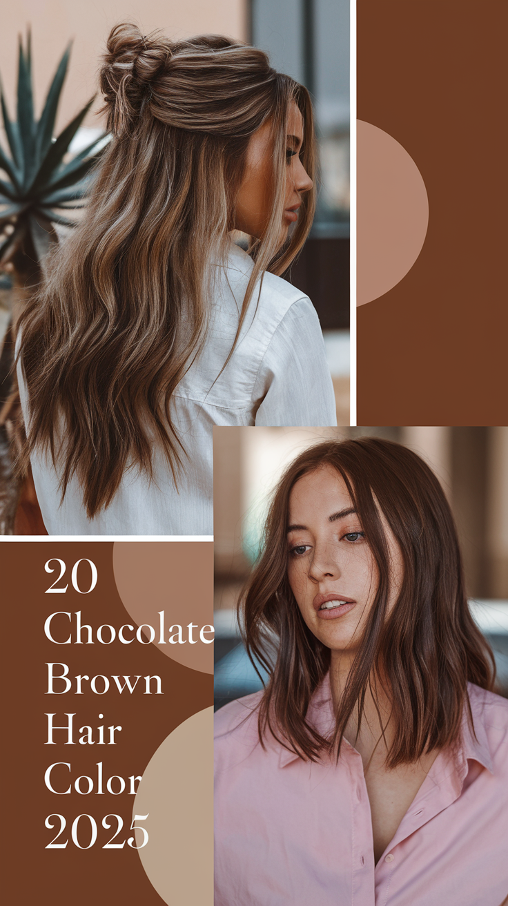 Chocolate Brown Hair Color 2025: Rich Tones, Striking Styles, and Fresh 20 Ideas