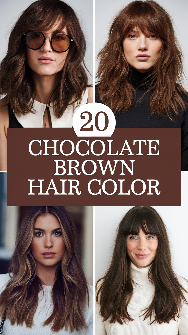 Chocolate Brown Hair Color 2025: Rich Tones, Striking Styles, and Fresh 20 Ideas