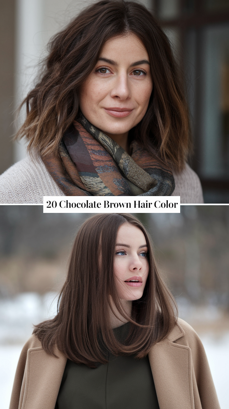 Chocolate Brown Hair Color 2025: Rich Tones, Striking Styles, and Fresh 20 Ideas