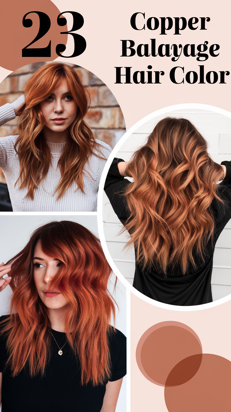 Copper Balayage Hair Color 2025: The Hottest Trends and Stunning Ideas for Every Hair Type