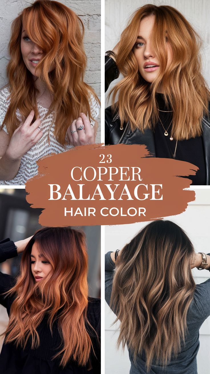 Copper Balayage Hair Color 2025: The Hottest Trends and Stunning Ideas for Every Hair Type