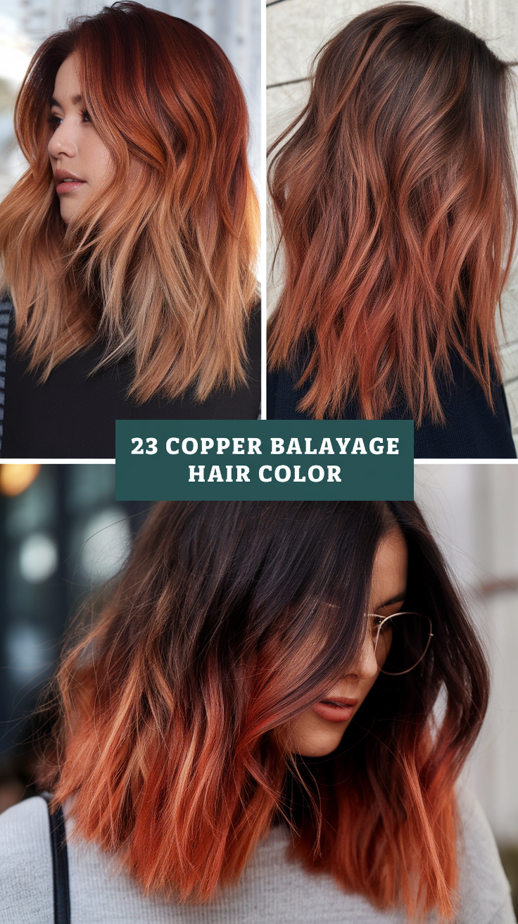 Copper Balayage Hair Color 2025: The Hottest Trends and Stunning Ideas for Every Hair Type