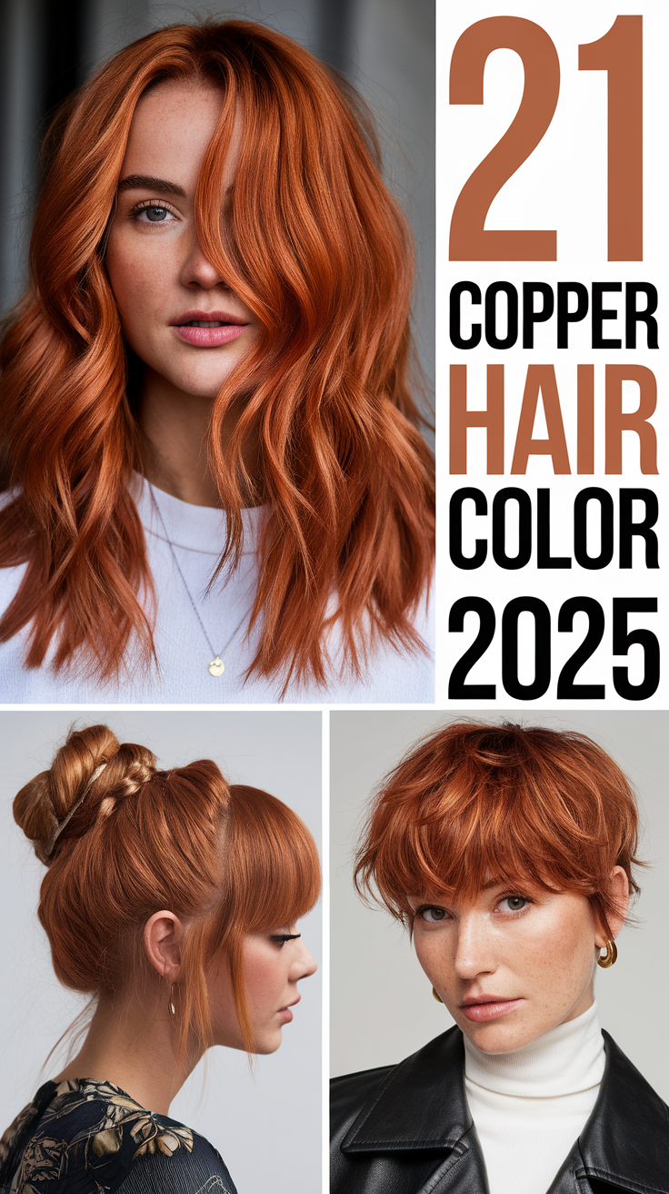 Copper Hair Color 2025 21 Ideas: Trends, Inspiration, and Stunning Looks