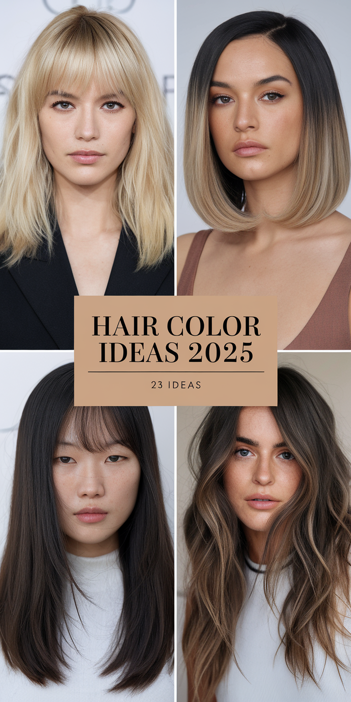 Hair Color 23 Ideas 2025: The Next Big Trends for Every Shade