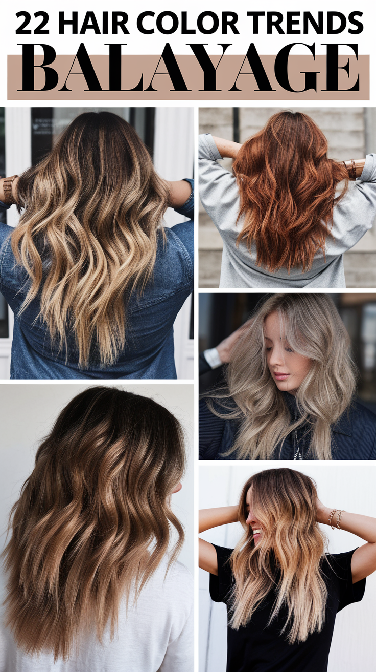 Hair Color Trends Balayage 2025: Embrace the Latest Shades 22 Ideas