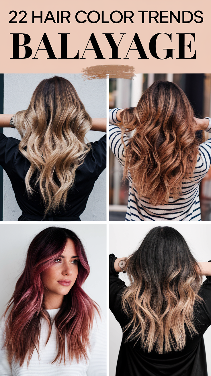 Hair Color Trends Balayage 2025: Embrace the Latest Shades 22 Ideas