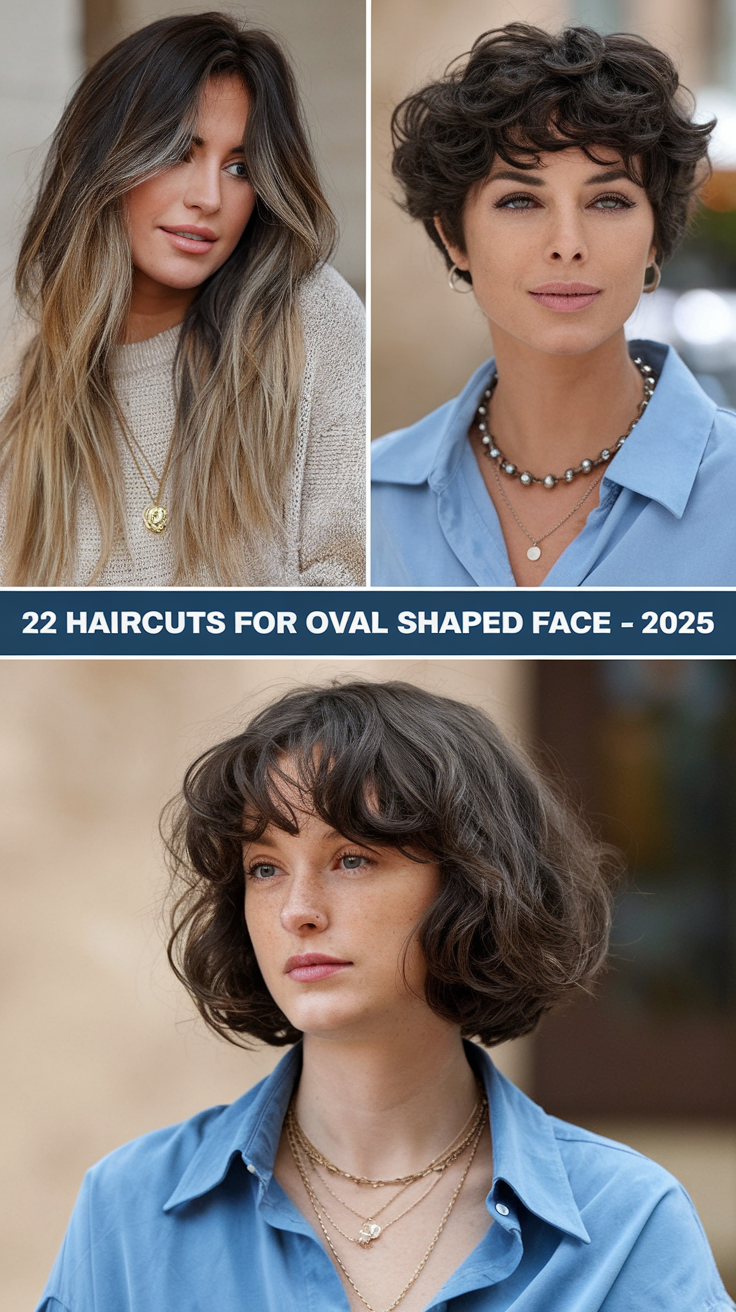 Haircuts for Oval Shaped Face - 2025: Top Trends and Styles