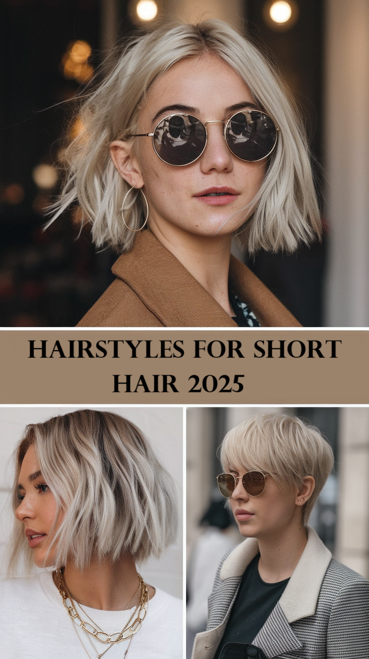 Trendy Hairstyles for Short Hair 2025 21 Ideas