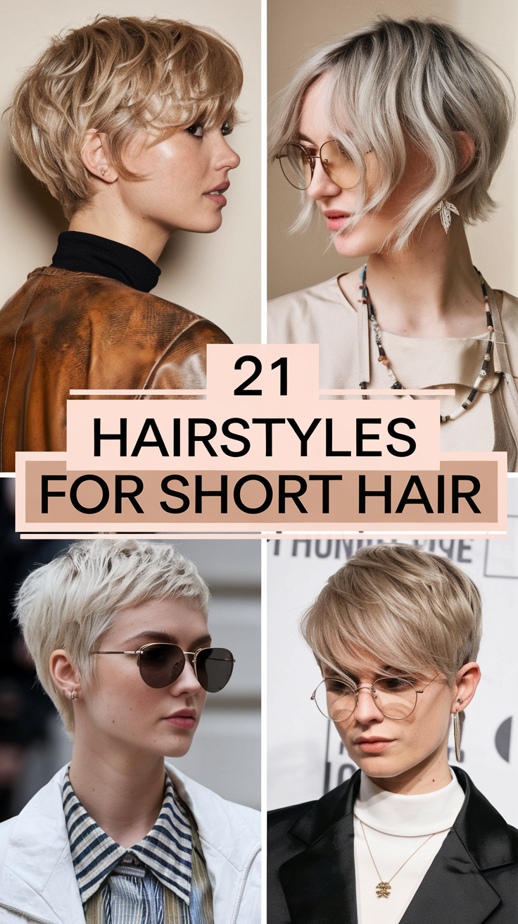 Trendy Hairstyles for Short Hair 2025 21 Ideas