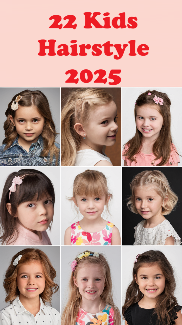 Kids Hairstyles 2025: Fresh and Fun Looks 22 Ideas