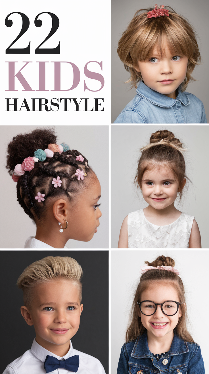 Kids Hairstyles 2025: Fresh and Fun Looks 22 Ideas